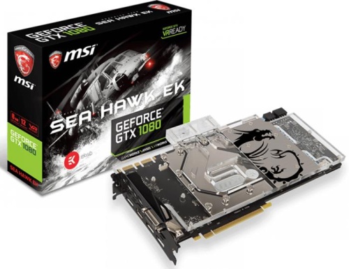 Видеокарта PCI-E MSI 8192 Мб GeForce GTX 1080 SEA HAWK EK X фото 6