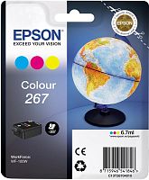 Оригинальный струйный картридж Epson T267040 с цветными чернилами C13T26704010