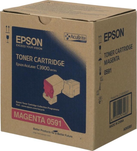 Оригинальный лазерный картридж Epson S050591 Magenta C13S050591