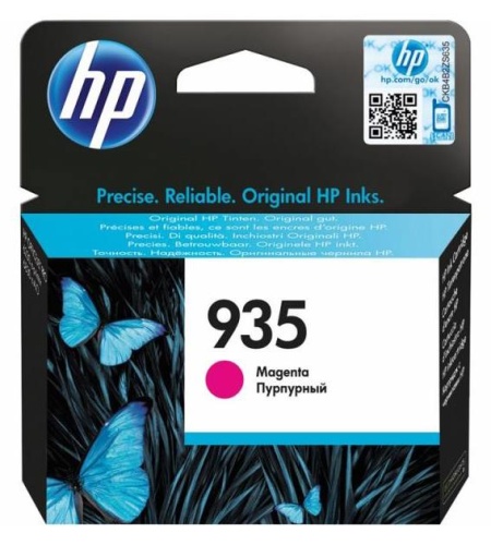 Оригинальный струйный картридж Hewlett Packard 935 Magenta Ink C2P21AE