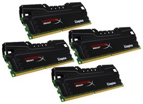 Модуль памяти DDR3 Kingston 4х8Гб Beast Performance Gaming KIT4 KHX16C9T3K4/32X Черный