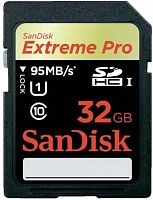 Карта памяти SDHC SanDisk 32ГБ Extreme Pro SDSDXPA-032G-X46