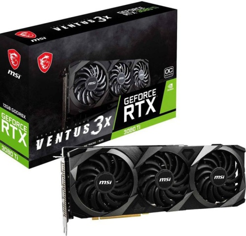 Видеокарта PCI-E MSI 12288Mb RTX 3080 TI VENTUS 3X 12G OC R фото 3