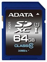 Карта памяти SDXC A-Data 64GB SDXCASDX64GUICL10-R