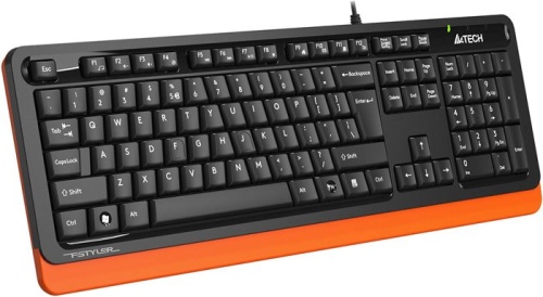 Клавиатура A4Tech Fstyler FKS10 черный/оранжевый FKS10 ORANGE фото 2