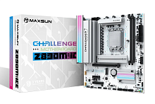 MAXSUN MS-Challenger Z890M WIFI ICE, LGA1851, Z890, 2*DDR5, 3*SATA3, 2*M.2, USB 3.2, USB 2.0, Type-C, 1*PCIEx16, 1*PCIex4, 1*PCIex1, HDMI+DP, mATX