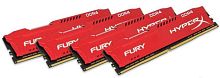 Модуль памяти DDR4 Kingston 64GB Kit (4x16GB) HyperX FURY Red HX424C15FRK4/64