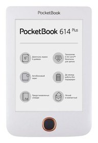 Электронная книга PocketBook 614 Plus White PB614-2-D-RU