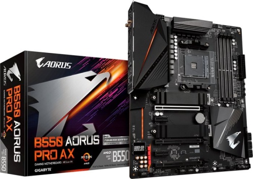 Мат. плата SocketAM4 GIGABYTE B550 AORUS PRO AX фото 4