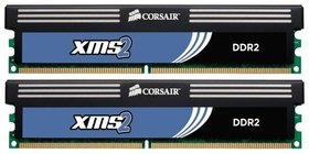 Модуль памяти DDR2 Corsair 2x2ГБ XMS2 TWIN2X4096-6400C5C G