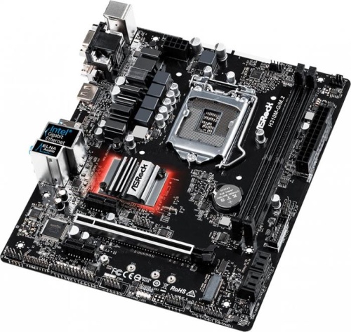 Мат. плата Socket1151v2 ASRock H310M-G/M.2 Soc-1151v2 фото 2