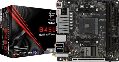 Мат. плата SocketAM4 ASRock B450 GAMING-ITX/AC фото 5