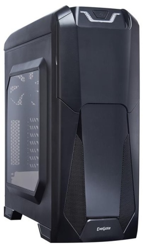 Корпус Miditower EXEGATE EVO-8202 Black-Red light EX270568RUS фото 2