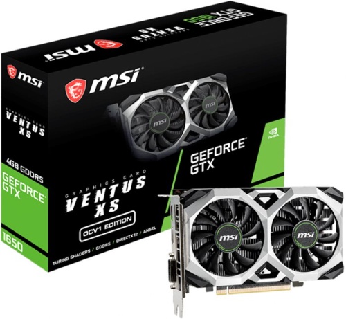 Видеокарта PCI-E MSI GTX 1650 VENTUS XS 4G OCV1 фото 5