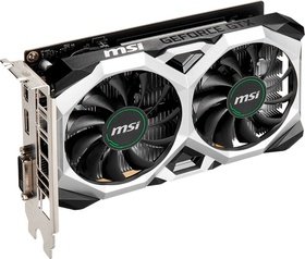  PCI-E MSI 4Gb GeForce GTX1650 (GTX 1650 D6 VENTUS XS OC) RTL