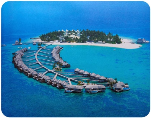 Коврик Buro BU-M10020 Мини рисунок/тропический отель Коврик Buro BU-M10020 Мини рисунок/тропический отель