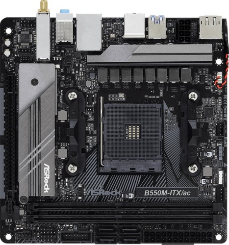 Мат. плата SocketAM4 ASRock B550M-ITX/AC