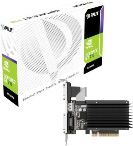 Видеокарта PCI-E Palit 2048МБ GeForce GT 710 NEAT7100HD46-2080H фото 4