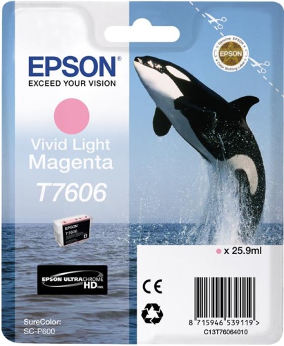 Оригинальный струйный картридж Epson T760640 Light Magenta C13T76064010