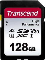 Карта памяти SDXC Transcend 128 Гб V30 A2 TS128GSDC330S