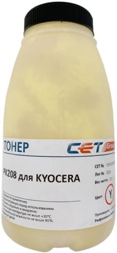 Тонер совместимый CET PK208 OSP0208Y-50 желтый