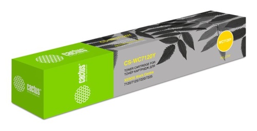 Картридж совместимый лазерный Cactus CS-WC7120Y 006R01462 желтый Картридж совместимый лазерный Cactus CS-WC7120Y 006R01462 желтый