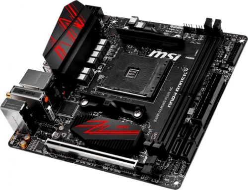 Мат. плата SocketAM4 MSI B450I GAMING PLUS AC фото 3