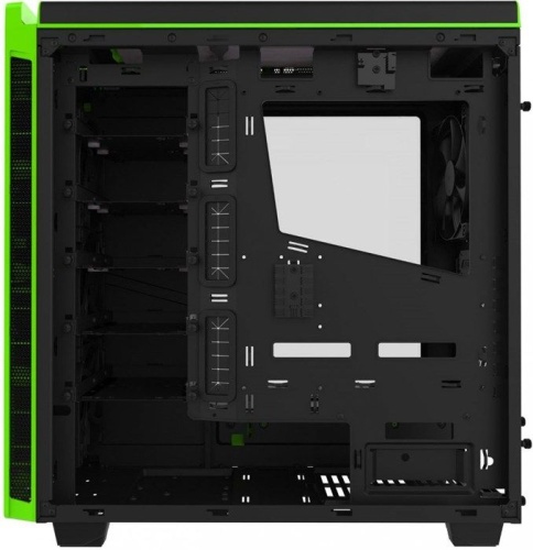 Корпус Miditower NZXT CA-H442W-M9 H440 BLACK/GREEN фото 8