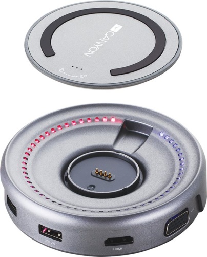 Разветвитель USB3.0 CANYON DS-7 Multiport Docking Station CNS-TDS07DG фото 2 Разветвитель USB3.0 CANYON DS-7 Multiport Docking Station CNS-TDS07DG фото 2