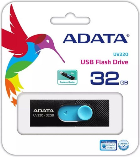 Накопитель USB flash A-DATA 32Gb UV220 AUV220-32G-RBKBL фото 3 Накопитель USB flash A-DATA 32Gb UV220 AUV220-32G-RBKBL фото 3
