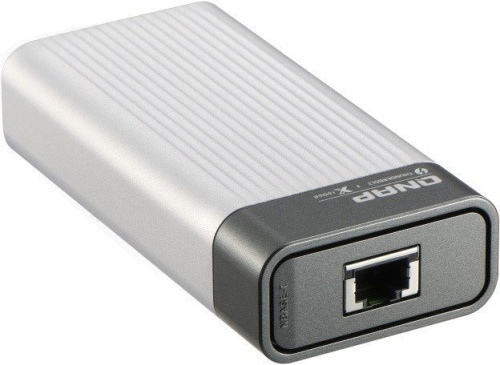 Опция для хранилища данных QNAP QNAP QNA-T310G1T Single port Thunderbolt 3 to single port 10GbE NBASE-T RJ-45 adapter, bus powered, 10Gbps 5Gbps 2.5Gbps 1Gbps 100Mbps