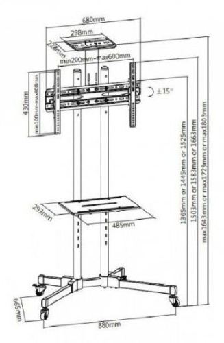 Подставка iTECHmount T1028B фото 5