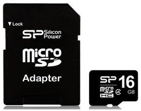   Micro SDHC Silicon Power 16 SP016GBSTH004V10-SP