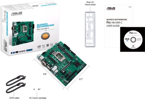 Мат. плата Socket1700 ASUS PRO H610M-C-CSM фото 4