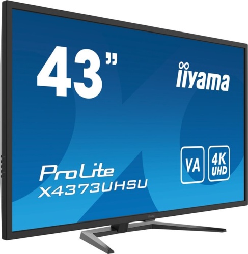 Монитор Iiyama ProLite X4373UHSU-B1 черный фото 2