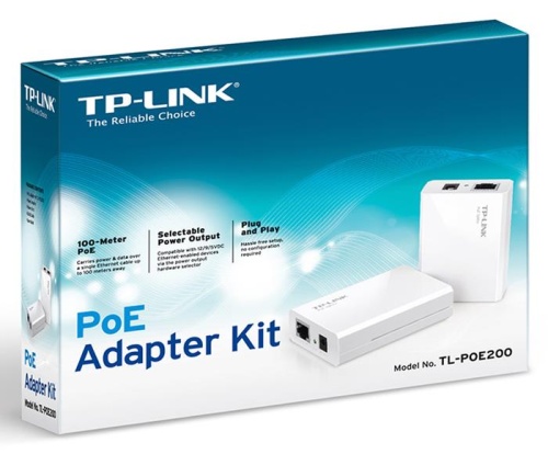 PoE инжектор+сплиттер TP-Link TL-PoE200 фото 5