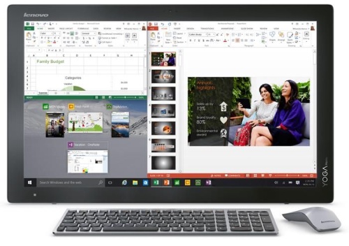 ПК (моноблок) Lenovo Yoga Home 500 XMAS F0BN001GRK фото 2 ПК (моноблок) Lenovo Yoga Home 500 XMAS F0BN001GRK фото 2