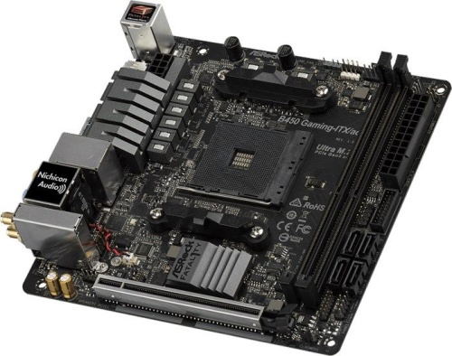 Мат. плата SocketAM4 ASRock B450 GAMING-ITX/AC фото 2