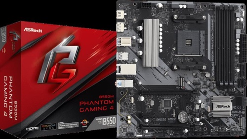 Мат. плата SocketAM4 ASRock B550M PHANTOM GAMING 4 фото 4