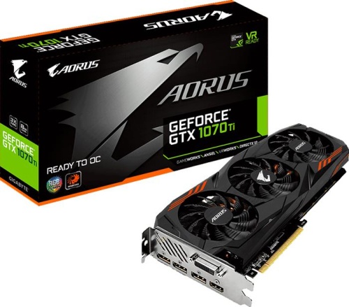 Видеокарта PCI-E GIGABYTE 8192Mb GeForce GTX1070 Ti Gigabyte Aorus (GV-N107TAORUS-8GD) фото 6