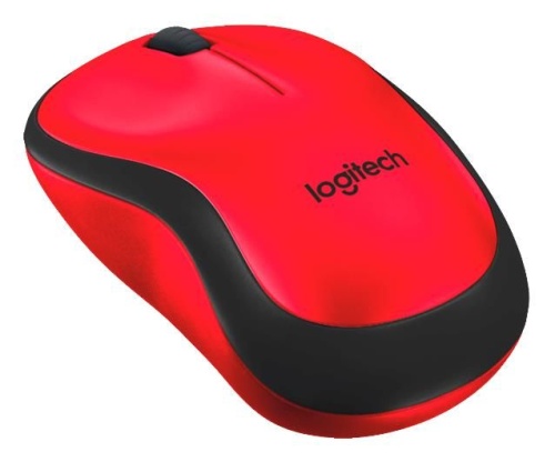 Беспроводная мышь Logitech M220 Silent красный 910-004880 фото 2