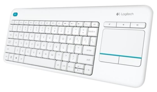 Клавиатура Logitech Keyboard K400 Wireless Touch Plus RTL White 920-007148 фото 2 Клавиатура Logitech Keyboard K400 Wireless Touch Plus RTL White 920-007148 фото 2