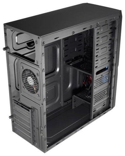 Корпус Miditower Aerocool V3X Black Edition, черный (без БП) фото 5