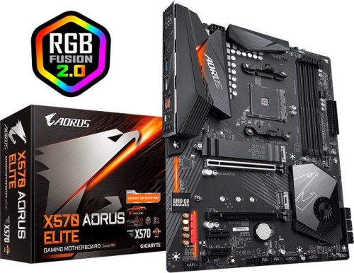 Мат. плата SocketAM4 GIGABYTE X570 AORUS ELITE фото 5