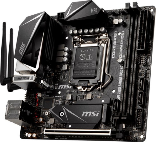 Мат. плата Socket1151v2 MSI MPG Z390I GAMING EDGE AC фото 3