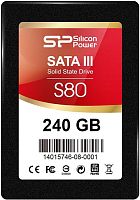 Накопитель SSD SATA 2.5 Silicon Power 240Gb S80 SP240GBSS3S80S25