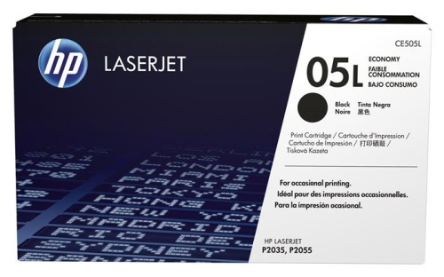 Оригинальный лазерный картридж Hewlett Packard 05A CE505L Оригинальный лазерный картридж Hewlett Packard 05A CE505L