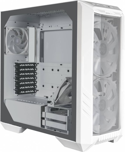 Корпус Miditower Cooler Master HAF500 белый H500-WGNN-S00