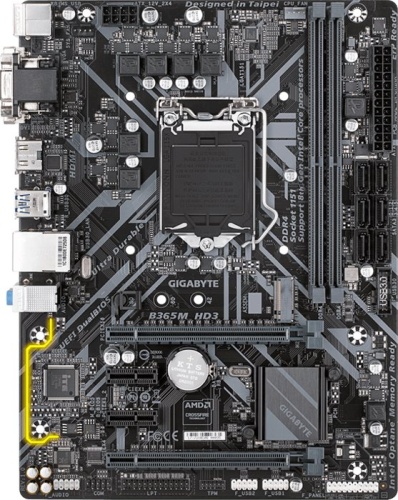 Мат. плата Socket1151v2 GIGABYTE GA-B365M HD3