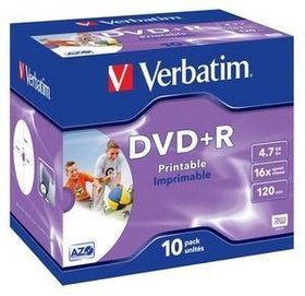  DVD+R Verbatim 4.7 16x 43508